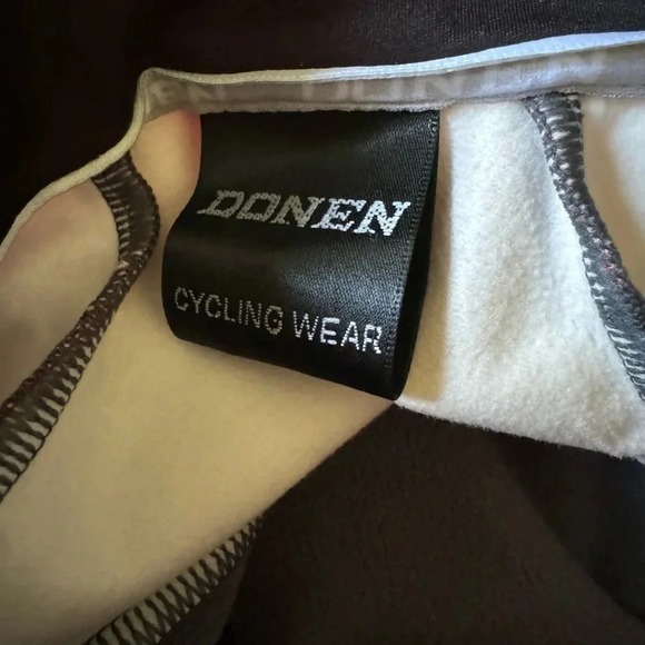 Donen Cycling Wear Insulated Jacket Mens XL Long Sleeve Full Zip 2 Back Pockets - Picture 5 of 8